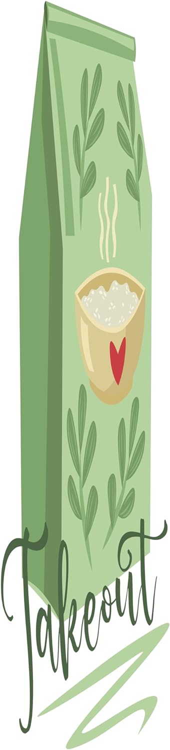 Inspirational Quote Takeout Bag Motivational Sticker Vinyl Decal Motivation Stickers- 5" Vinyl Sticker Waterproof