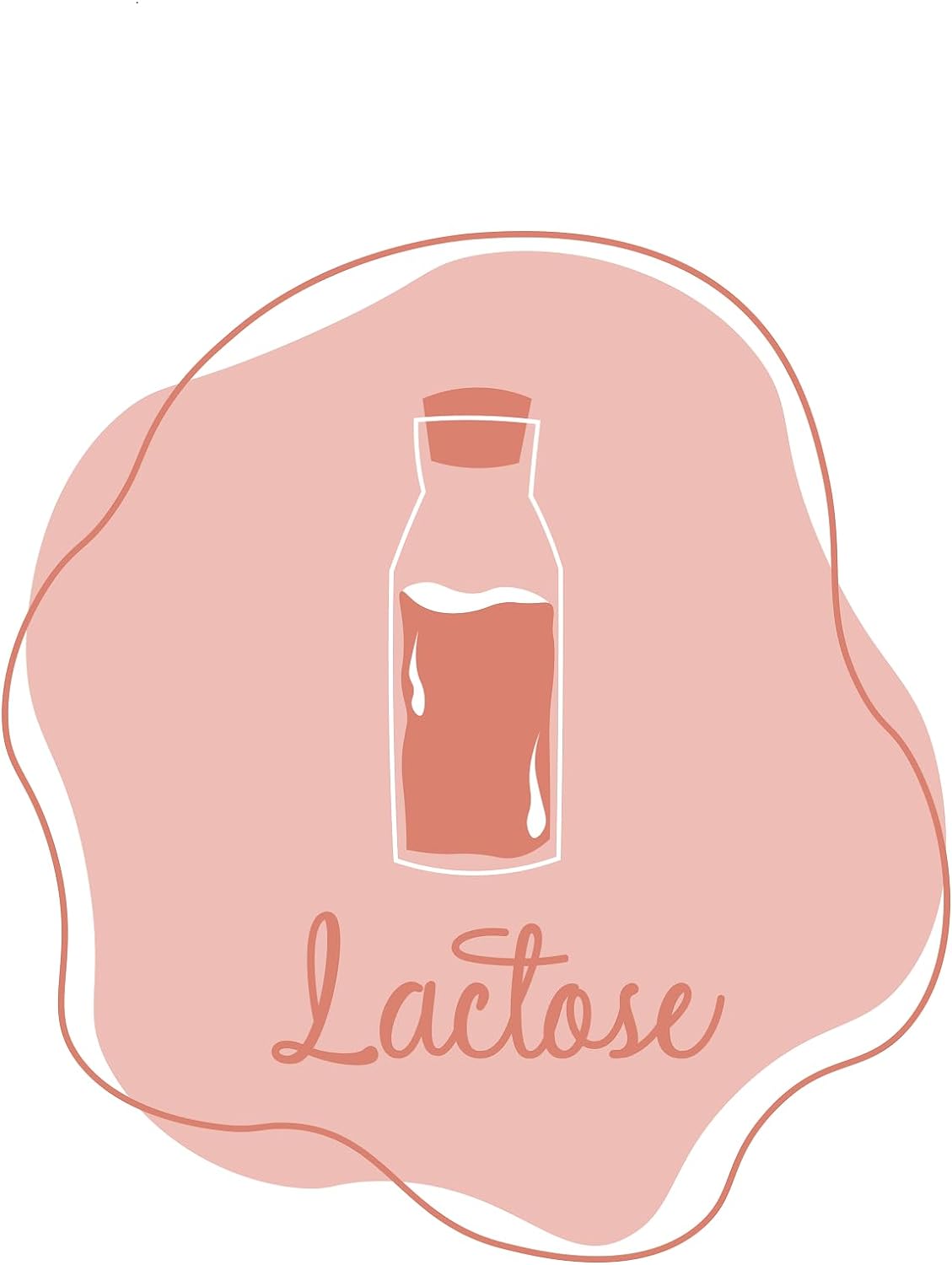 Inspirational Quote Lactose Pretty Motivational Sticker Vinyl Decal Motivation Stickers- 5" Vinyl Sticker Waterproof