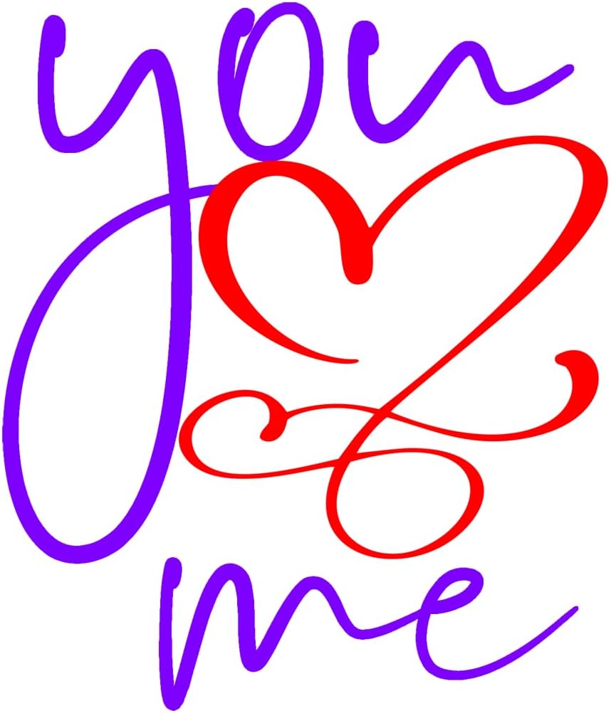 Inspirational Quote You Love Me Heart Sticker Motivational Sticker Vinyl Decal Motivation Stickers- 5" Vinyl Sticker Waterproof