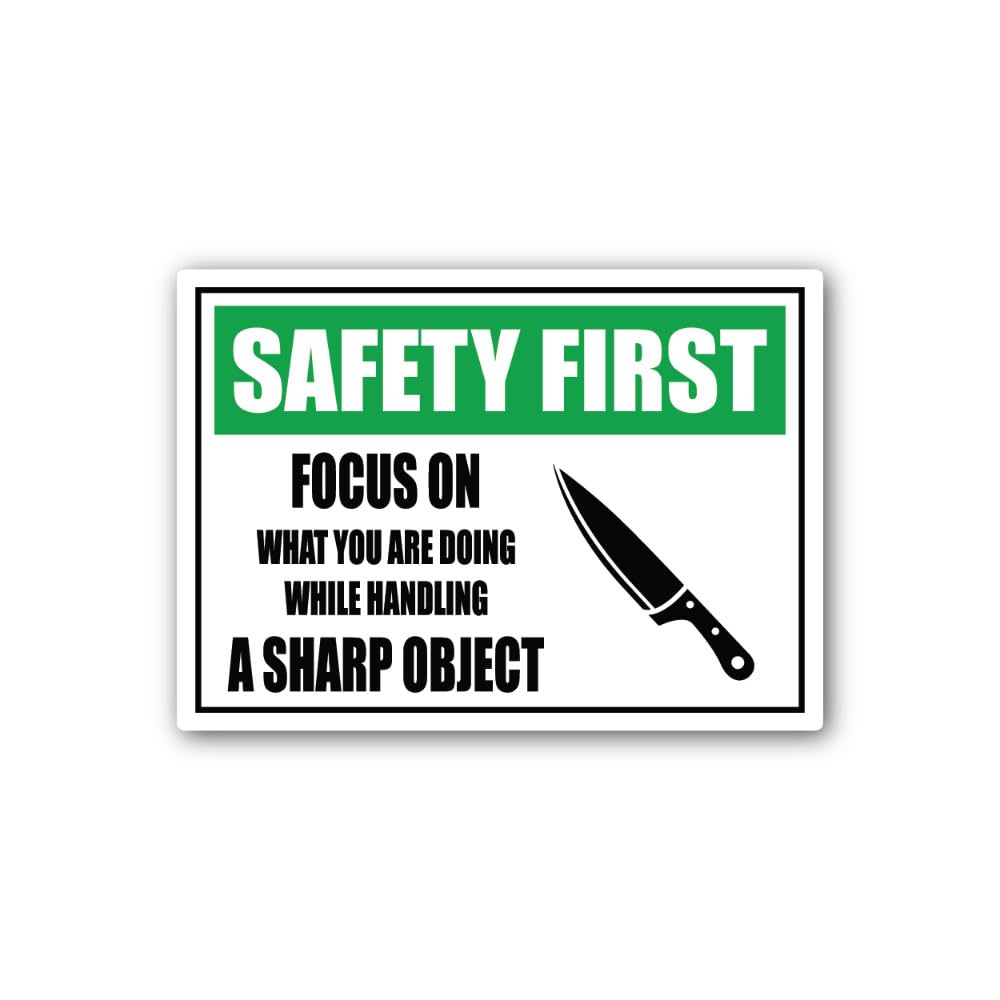 2 (Pieces) 3" and 5" What You are Doing While HANDLING Sign Sticker, Waterproof Vinyl Decals for Man