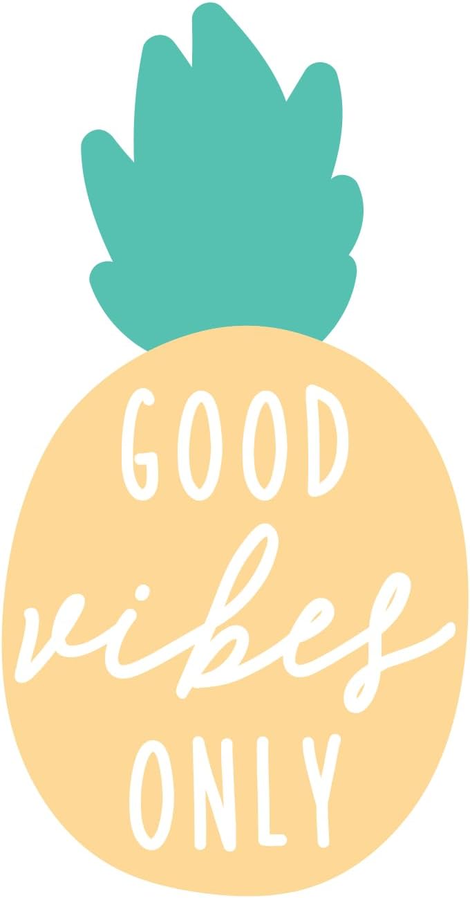 Inspirational Quote "Good Vibes Only" Motivational Sticker Vinyl Decal Motivation Stickers- 5" Vinyl Sticker Waterproof