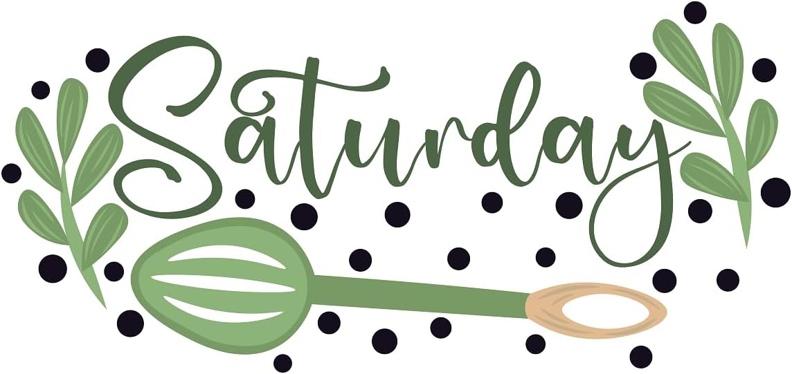 Inspirational Quote Saturday Spatula Motivational Sticker Vinyl Decal Motivation Stickers- 5" Vinyl Sticker Waterproof