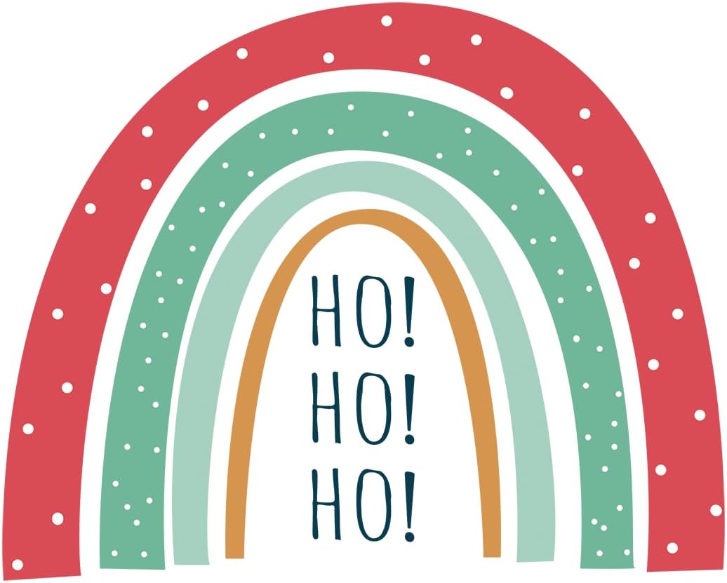 Inspirational Quote Ho Ho Ho ! Motivational Sticker Vinyl Decal Motivation Stickers- 5" Vinyl Sticker Waterproof