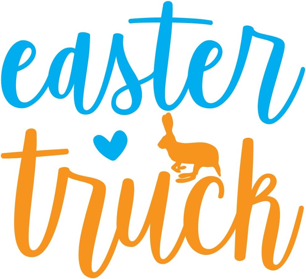 Inspirational Quote "Easter Truck" Motivational Sticker Vinyl Decal Motivation Stickers- 5" Vinyl Sticker Waterproof