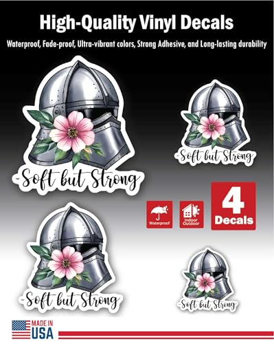 2 (Pieces) 3" and 5" Stickers n Decals Smile More Great Gift - Motivational Sticker Vinyl Decal Stic