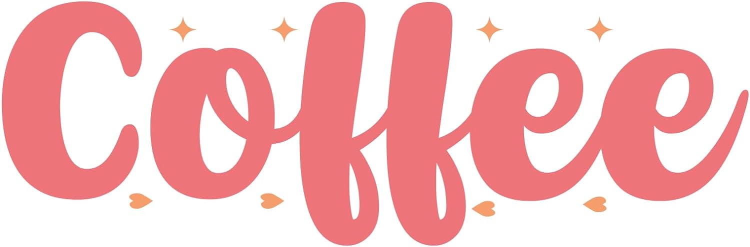 Inspirational Quote "Coffee, Great Gift Sticker" Motivational Sticker Vinyl Decal Motivation Stickers- 5" Vinyl Sticker Waterproof