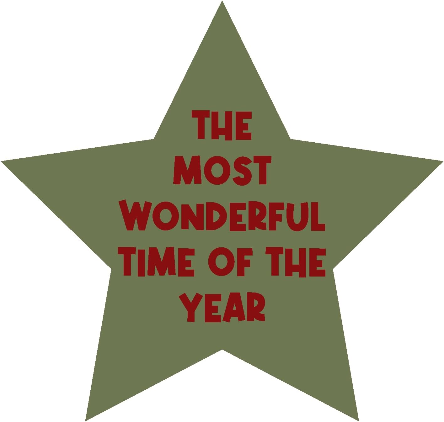 Inspirational Quote The Most Wonderful Time of The Year Motivational Sticker Vinyl Decal Motivation Stickers- 5" Vinyl Sticker Waterproof