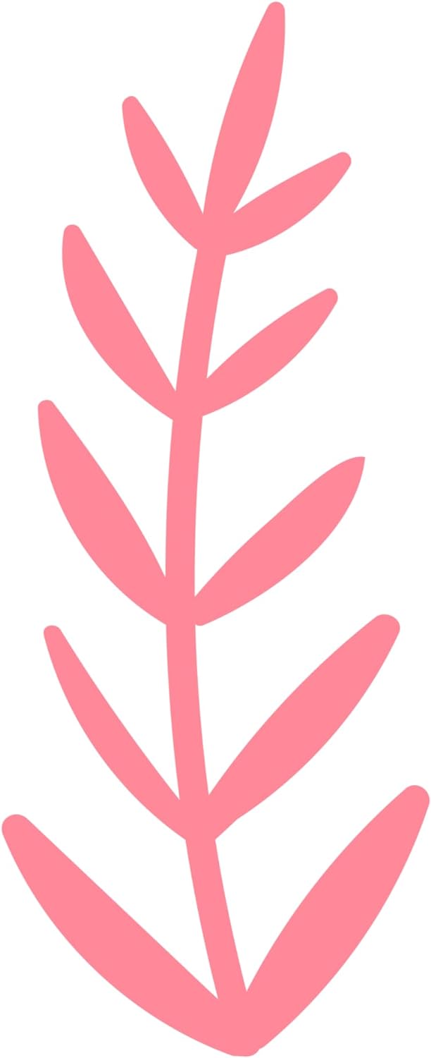 Inspirational Quote "Tropical Pink Leaf" Motivational Sticker Vinyl Decal Motivation Stickers- 5" Vinyl Sticker Waterproof