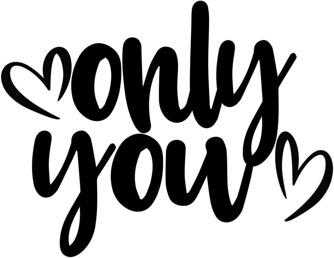 Inspirational Quote Only You Motivational Sticker Vinyl Decal Motivation Stickers- 5" Vinyl Sticker Waterproof