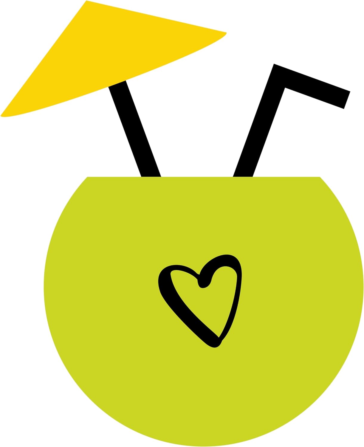 Inspirational Quote "Coconut Drink" Motivational Sticker Vinyl Decal Motivation Stickers- 5" Vinyl Sticker Waterproof