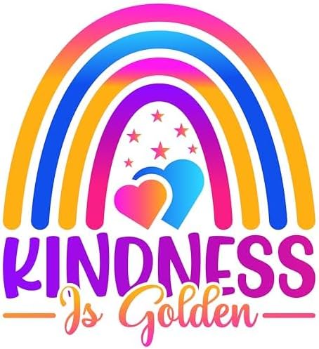 Inspirational Quote Kindness is Golden Motivational Sticker Vinyl Decal Motivation Stickers- 5" Vinyl Sticker Waterproof