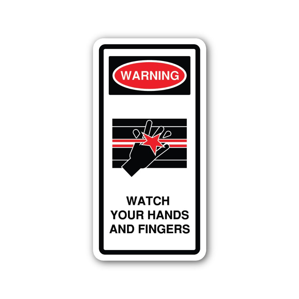 2 (Pieces) 3" and 5" Safety and Awareness Sticker, Waterproof Vinyl Decals for Many Purpose Like Car