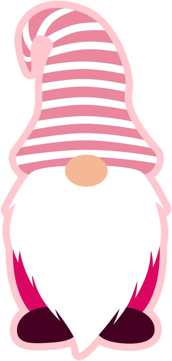 Inspirational Quote Pink Gnome Pretty Sticker Motivational Sticker Vinyl Decal Motivation Stickers- 5" Vinyl Sticker Waterproof