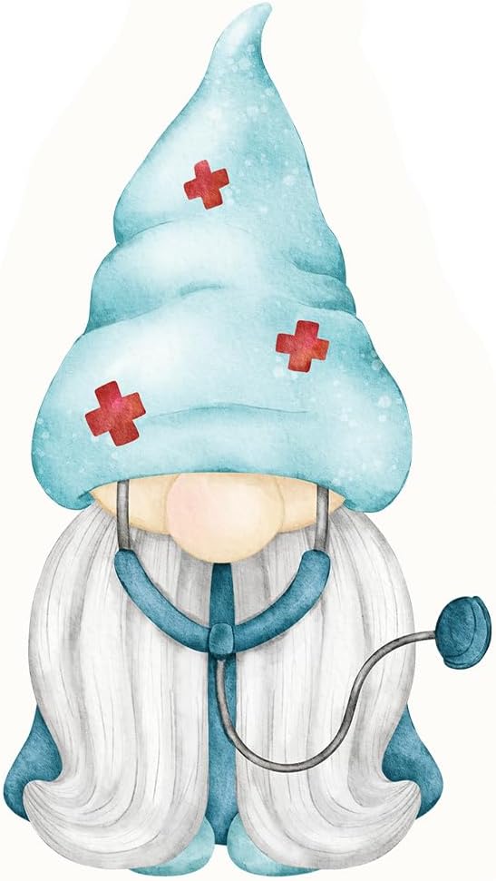 Inspirational Quote "Nurse Gnome with Injection" Motivational Sticker Vinyl Decal Motivation Stickers- 5" Vinyl Sticker Waterproof