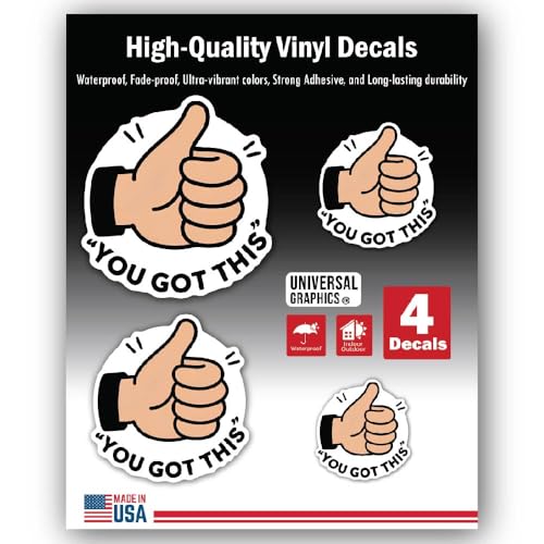2 (Pieces) 3" and 5" Stickers n Decals Love Always Keep Happy - Motivational Sticker Vinyl Decal Sti