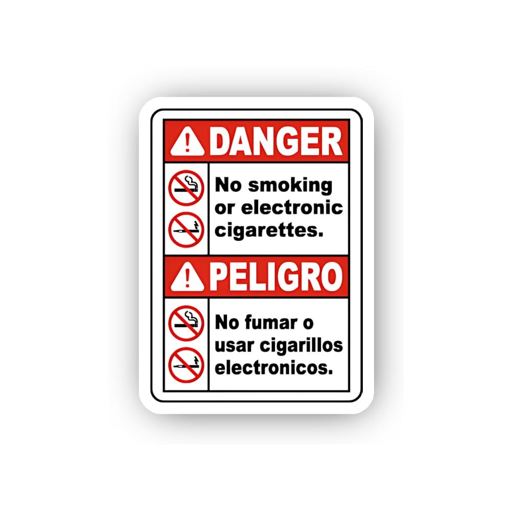 2 (Pieces) 3" and 5" Hearing and Eye Protection Required for Loud Noise and Flying Debris Sticker, W