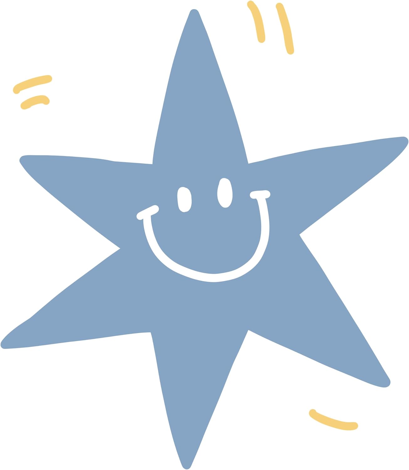 Inspirational Quote Happy Star Motivational Sticker Vinyl Decal Motivation Stickers- 5" Vinyl Sticker Waterproof