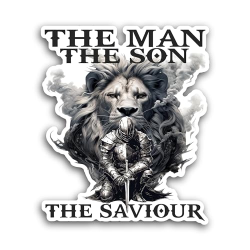 2 (Pieces) 3" and 5" The Man The Son Sticker, Waterproof Vinyl Decals for Many Purpose Like Cars, Tr