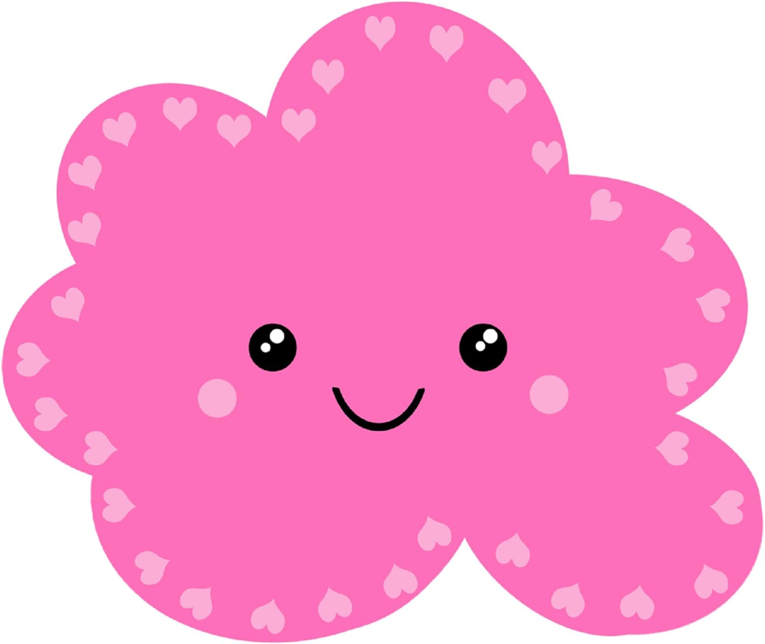 Inspirational Quote Pink Smile Image Motivational Sticker Vinyl Decal Motivation Stickers- 5" Vinyl Sticker Waterproof