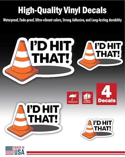 2 (Pieces) 3" and 5" Stickers n Decals She's Always Sarcastic - Motivational Sticker Vinyl Decal Mot