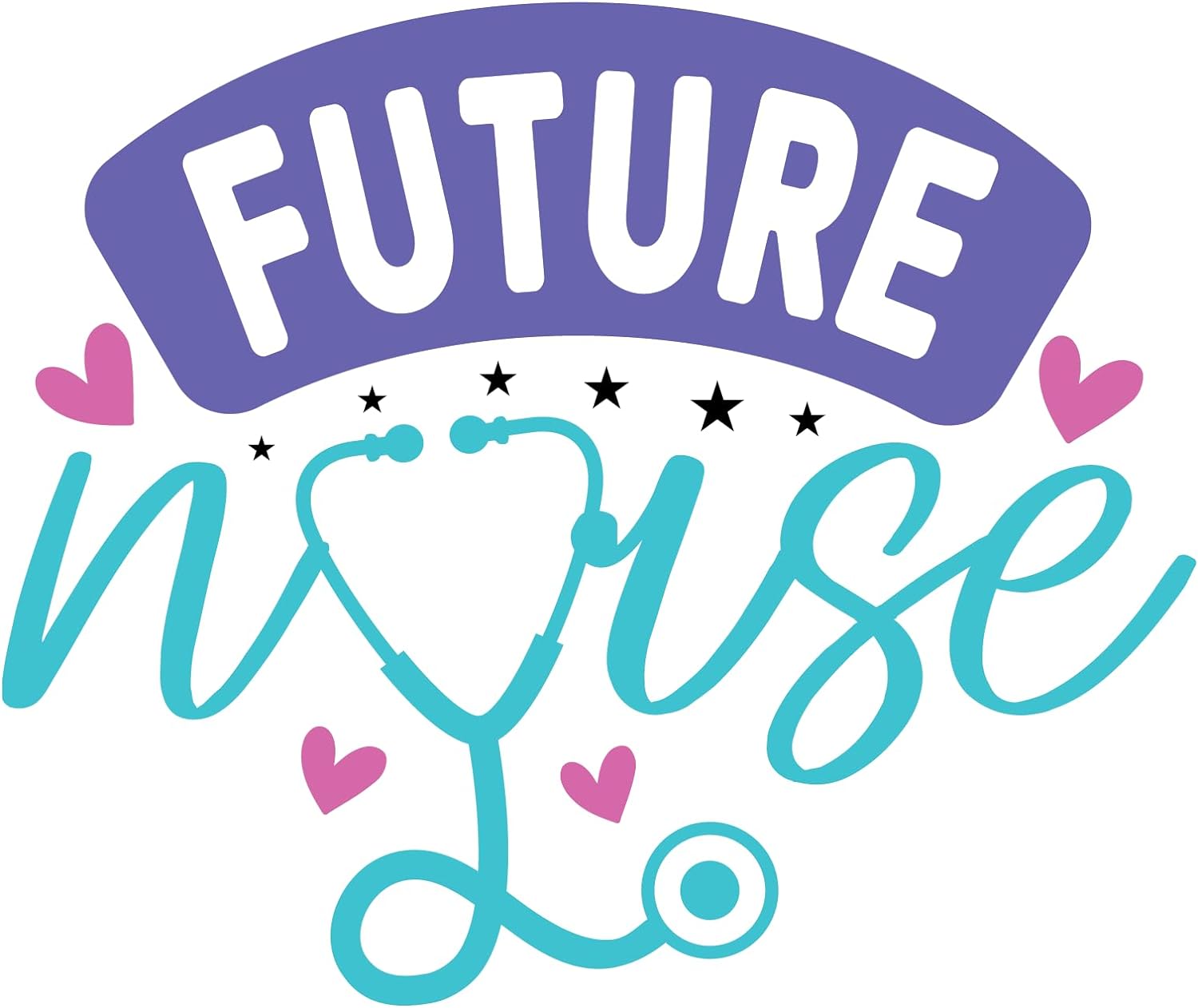 Inspirational Quote "Future Nurse" Motivational Sticker Vinyl Decal Motivation Stickers- 5" Vinyl Sticker Waterproof