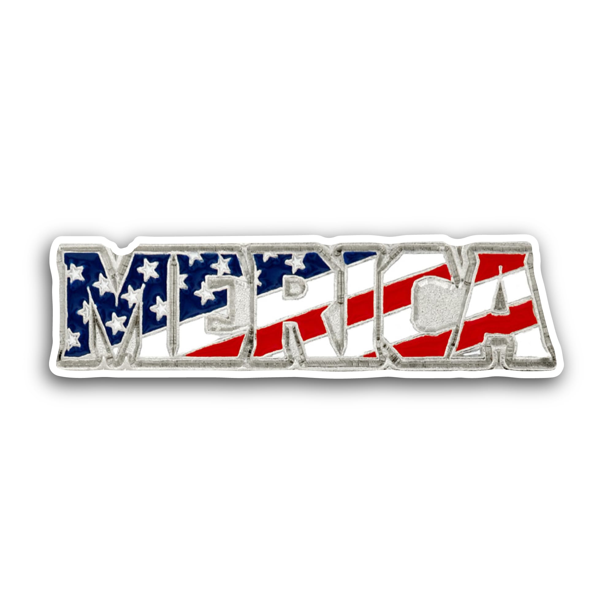 2 (Pieces) 3" and 5" Terracotta Tones on The Adige River Sticker, Waterproof Vinyl Decals for Many P