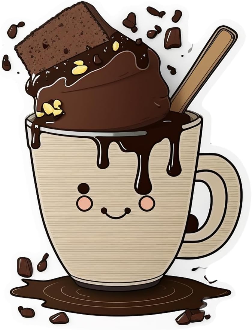 Inspirational Quote "Ice Cream Cup Sticker" Motivational Sticker Vinyl Decal Motivation Stickers- 5" Vinyl Sticker Waterproof