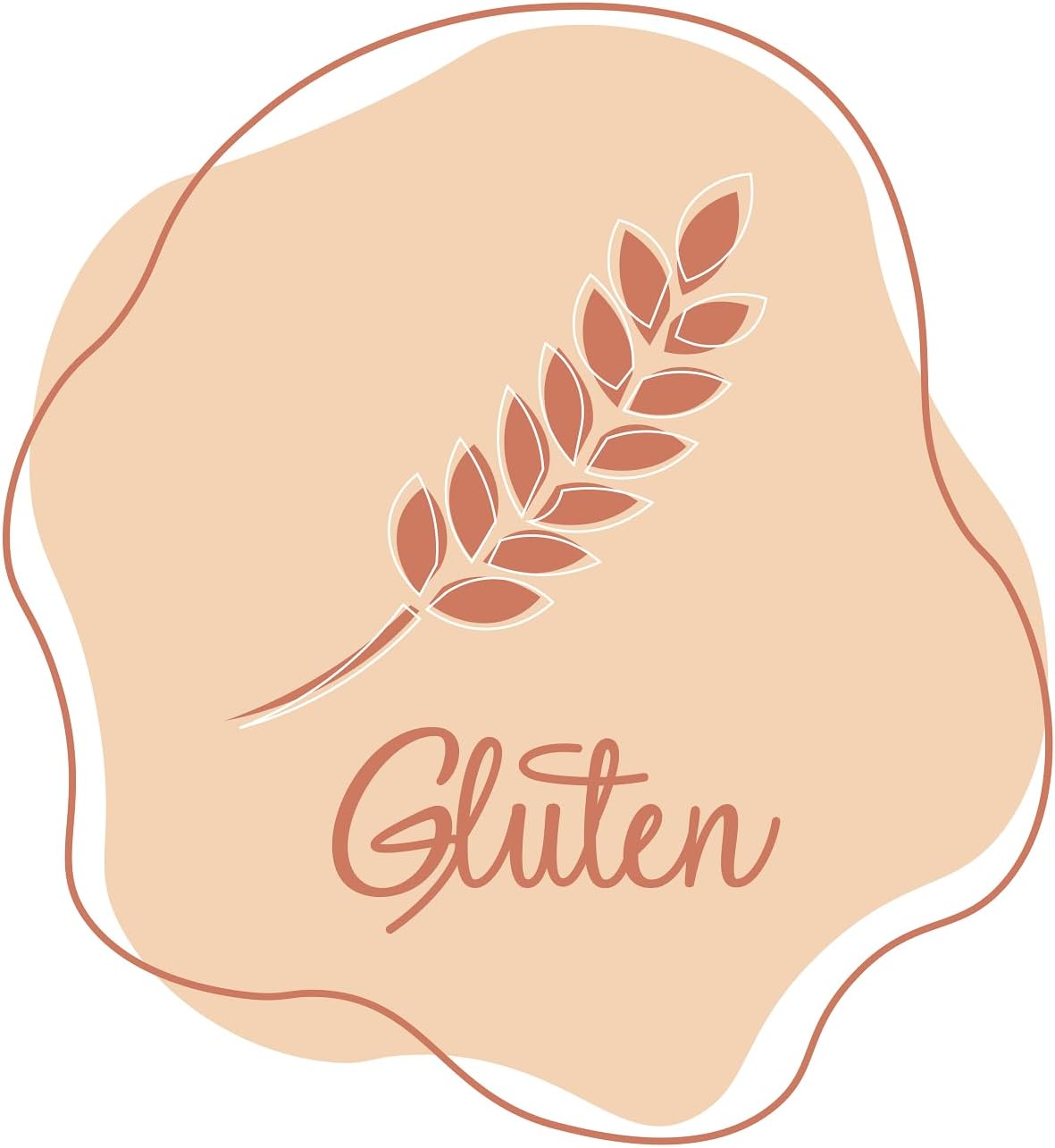 Inspirational Quote Gluten Motivational Sticker Vinyl Decal Motivation Stickers- 5" Vinyl Sticker Waterproof