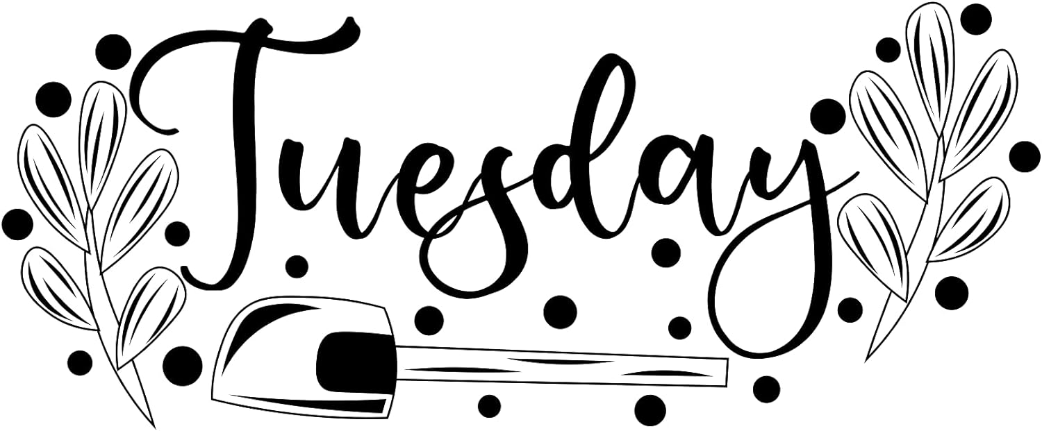 Inspirational Quote Tuesday Food Pretty Sticker Motivational Sticker Vinyl Decal Motivation Stickers- 5" Vinyl Sticker Waterproof