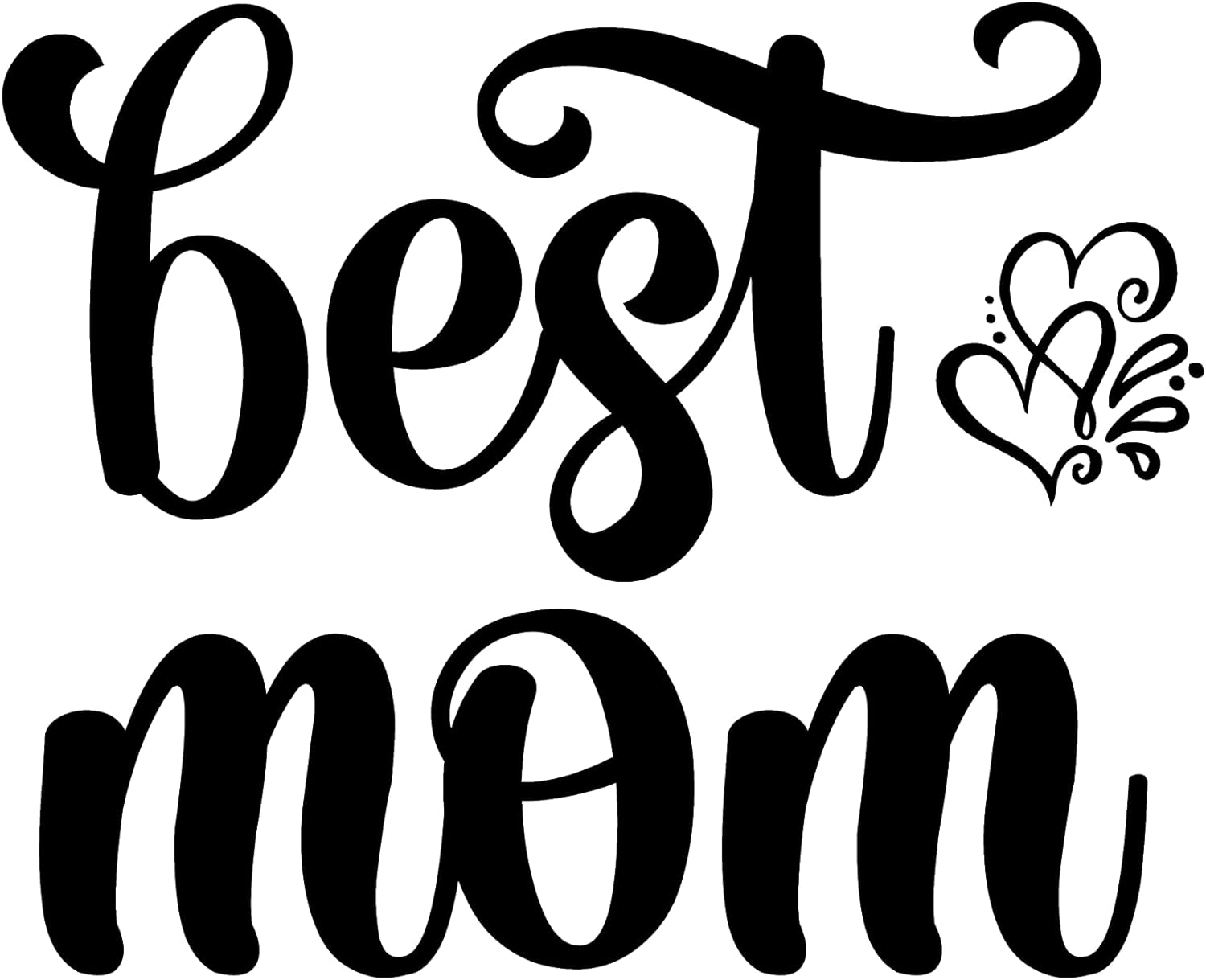 Inspirational Quote "Best Mom" Motivational Sticker Vinyl Decal Motivation Stickers- 5" Vinyl Sticker Waterproof