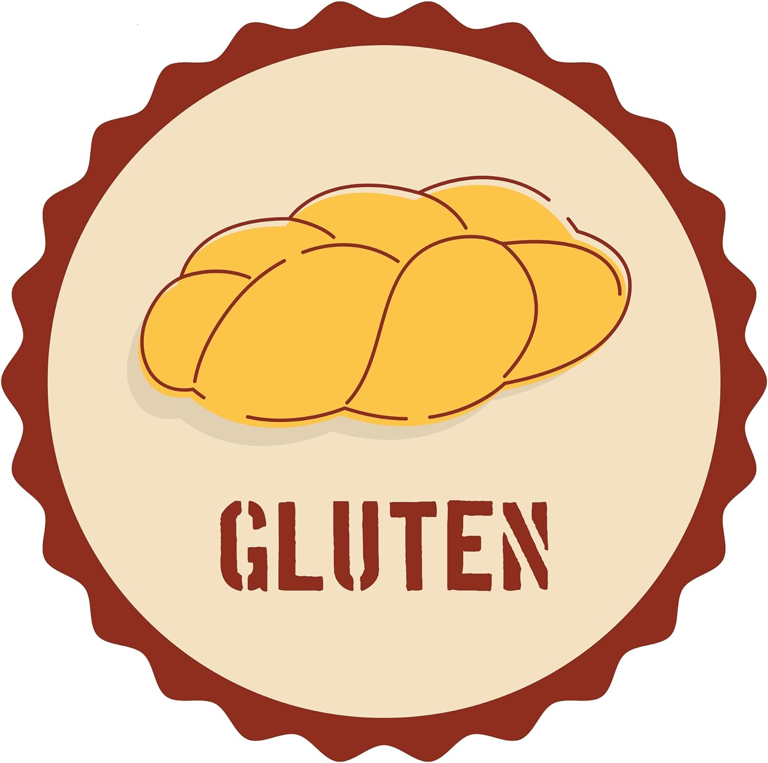 Inspirational Quote Gluten, Sticker Motivational Sticker Vinyl Decal Motivation Stickers- 5" Vinyl Sticker Waterproof