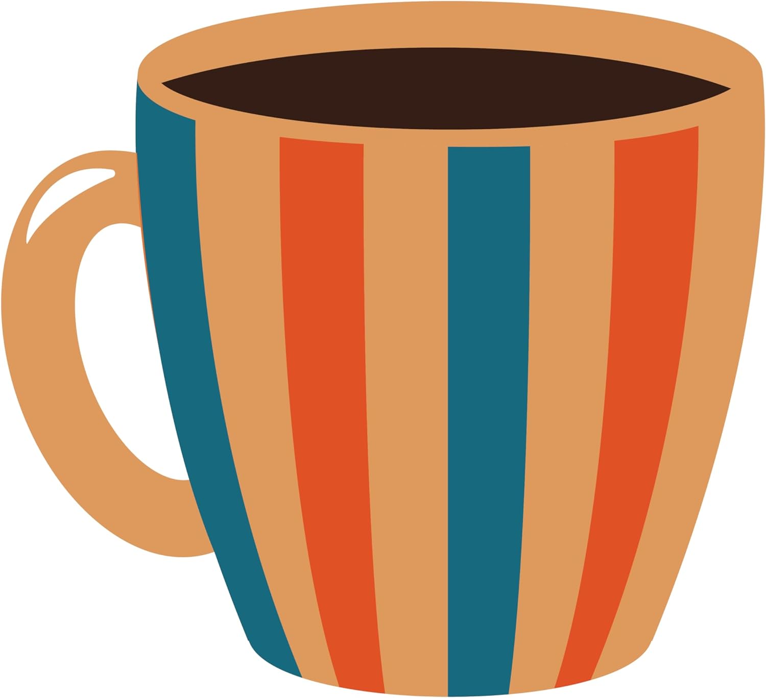 Inspirational Quote "Decorative Cup of Coffee" Motivational Sticker Vinyl Decal Motivation Stickers- 5" Vinyl Sticker Waterproof