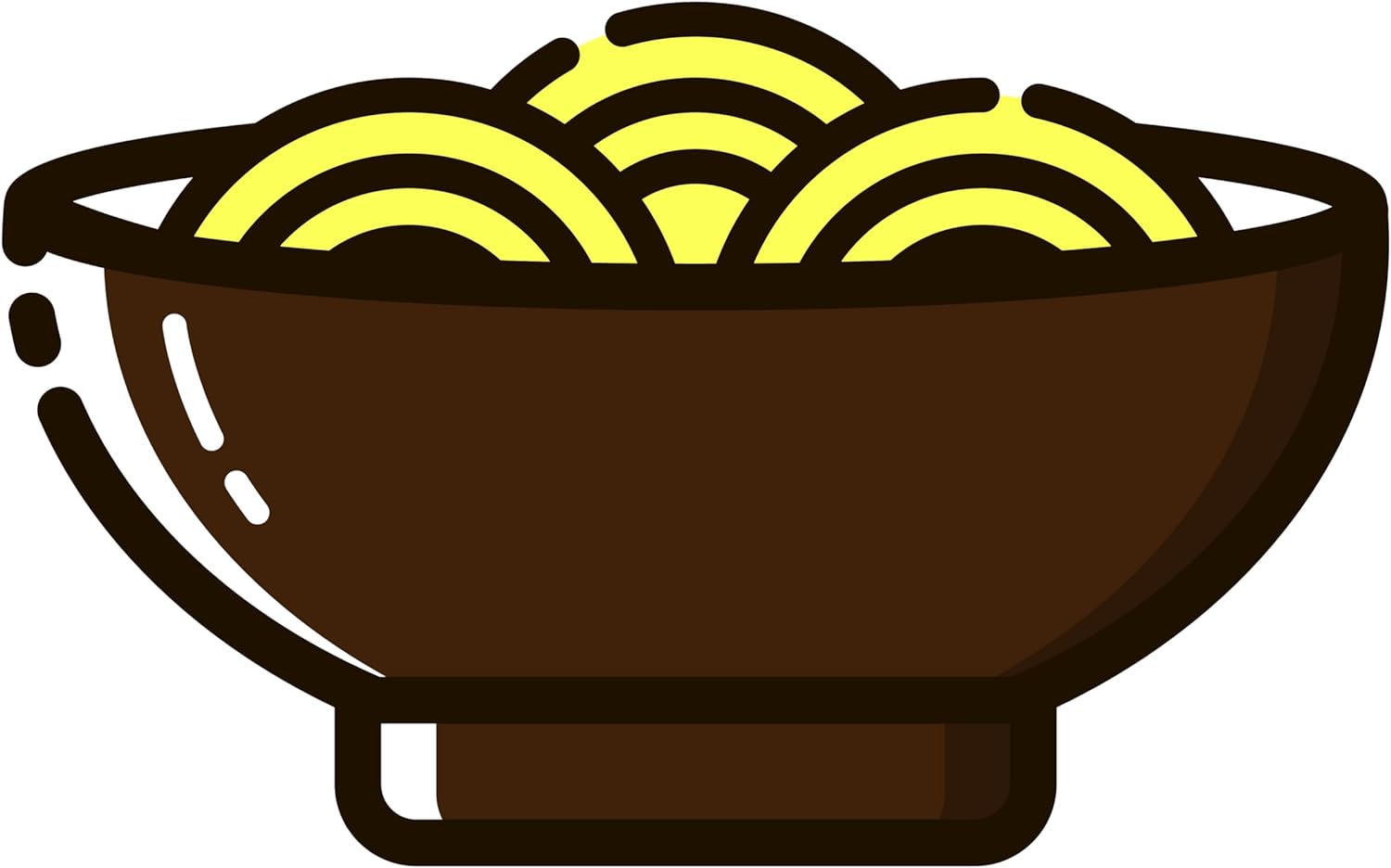 Inspirational Quote Noodles Icon in MBE Style. Motivational Sticker Vinyl Decal Motivation Stickers- 5" Vinyl Sticker Waterproof