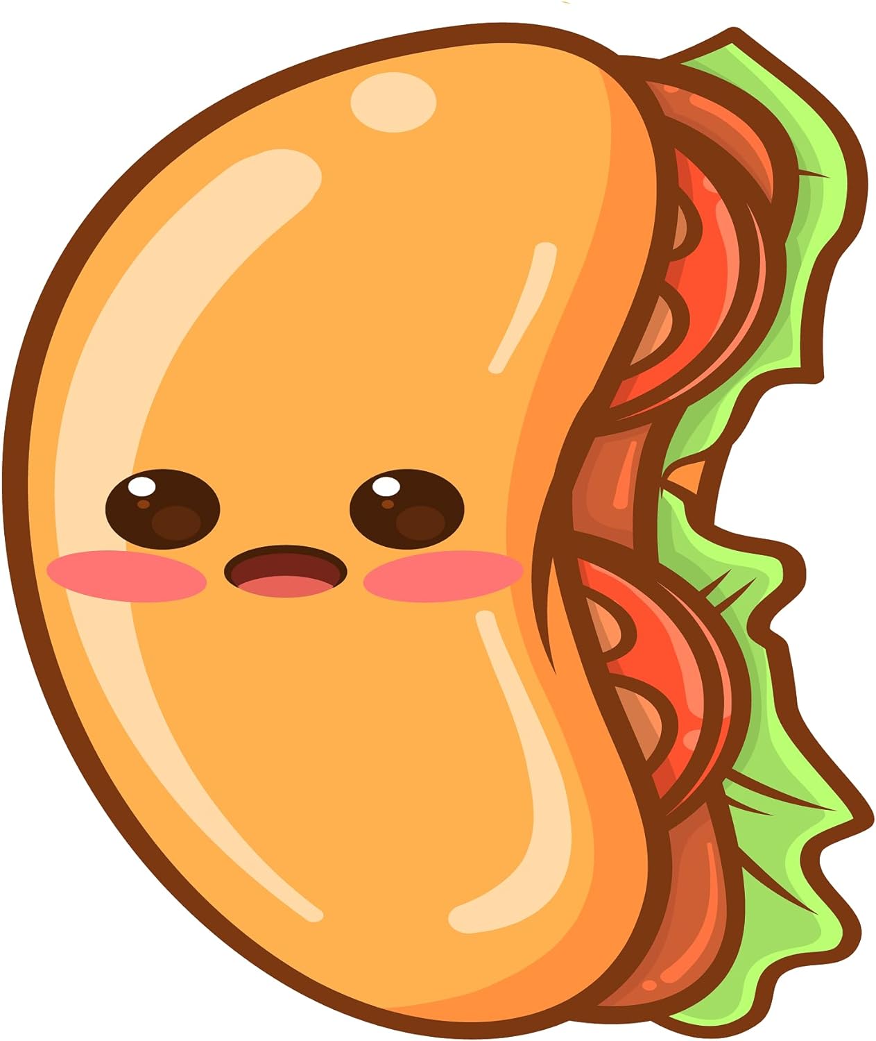 Inspirational Quote Hot Dog Expression Sticker Motivational Sticker Vinyl Decal Motivation Stickers- 5" Vinyl Sticker Waterproof