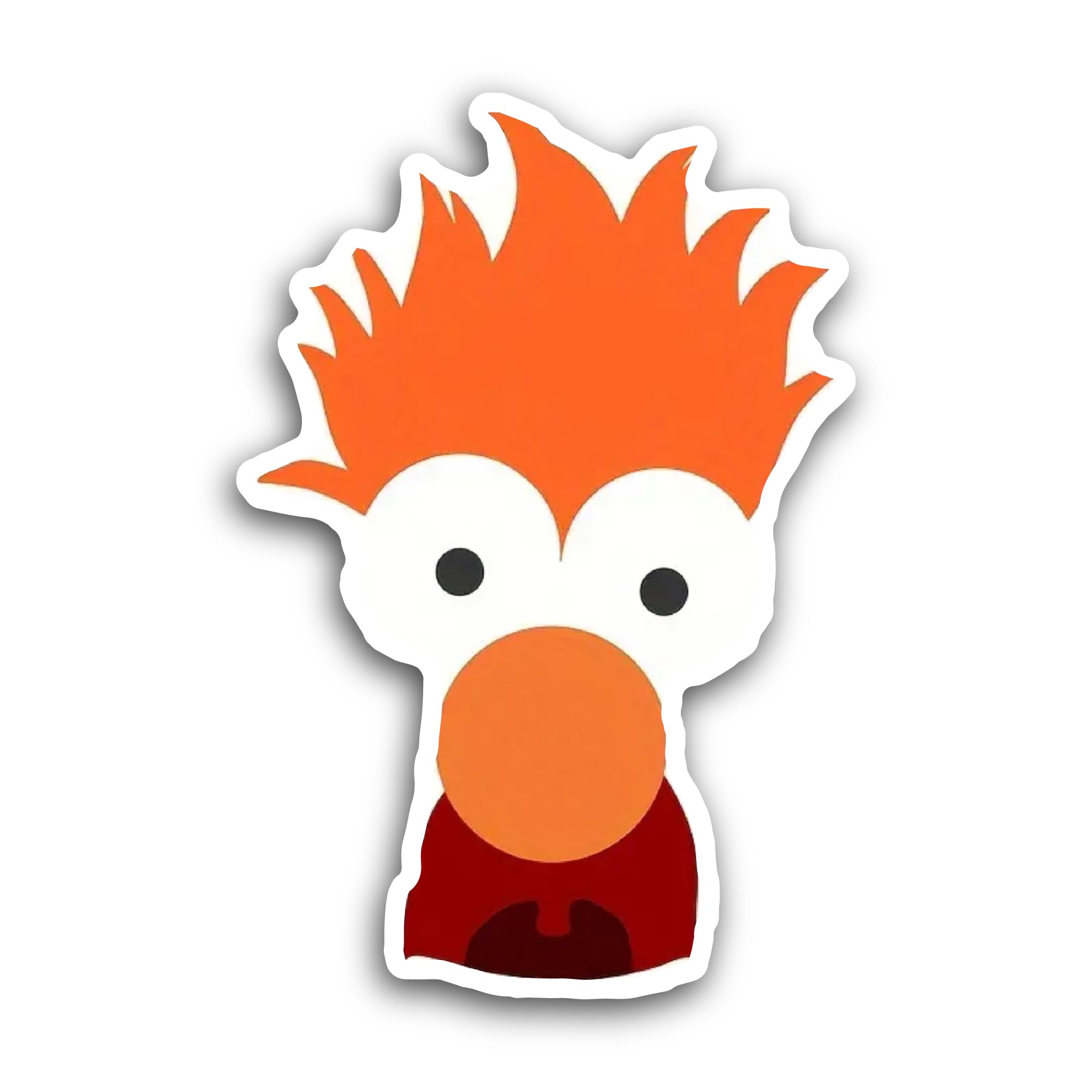 2 (Pieces) 3" and 5" Beaker Sticker, Waterproof Vinyl Decals for Many Purpose Like Cars, Trucks, Lap