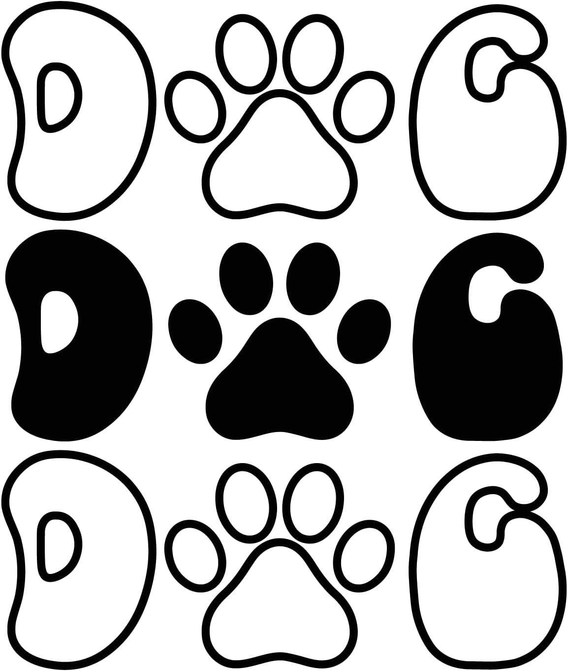 Inspirational Quote "Dog Dog Dog" Motivational Sticker Vinyl Decal Motivation Stickers- 5" Vinyl Sticker Waterproof