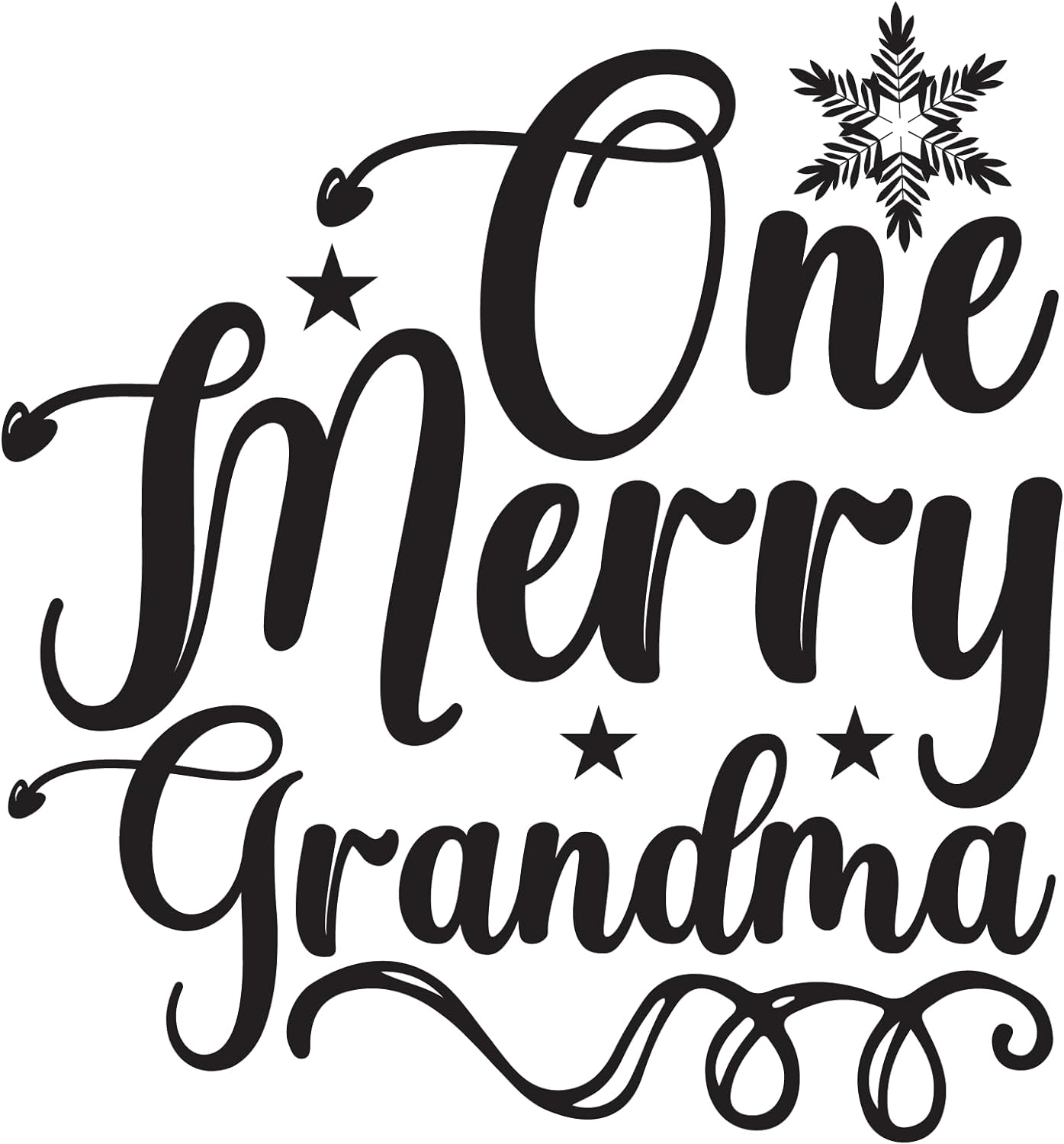 Inspirational Quote One Marry Grandma Motivational Sticker Vinyl Decal Motivation Stickers- 5" Vinyl Sticker Waterproof