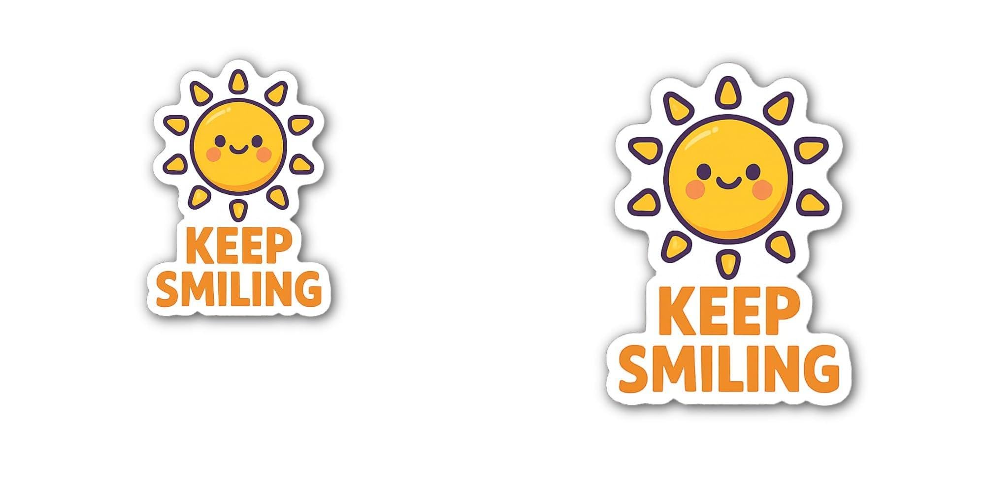 Thinking of You Text Over Image of Field Vinyl Decal Motivation Stickers- 5" Vinyl Sticker Waterproo