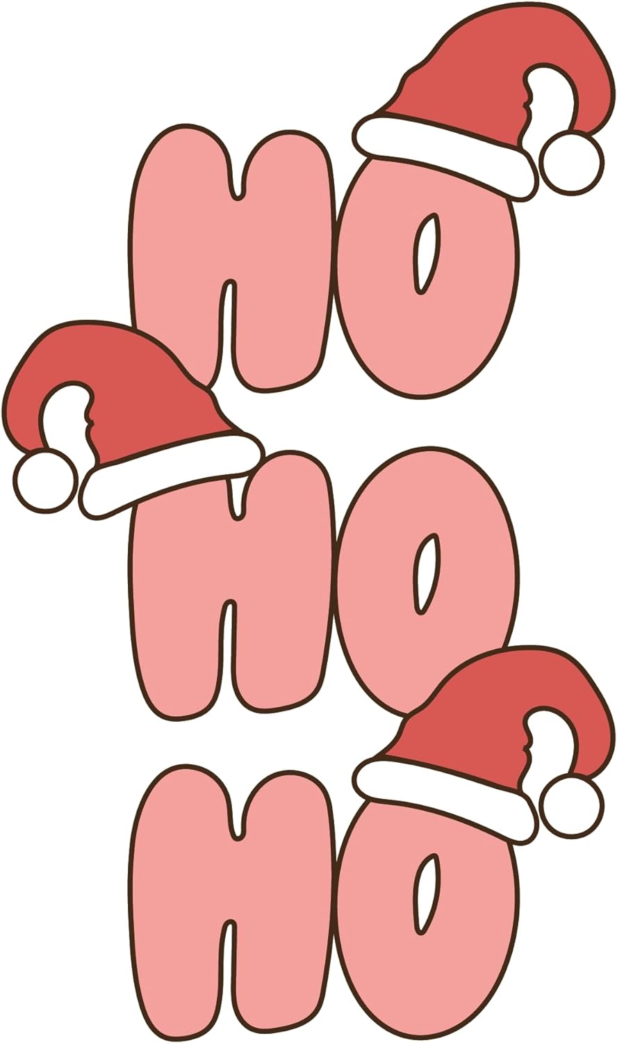 Inspirational Quote Ho Ho Ho Red Hat Sticker Motivational Sticker Vinyl Decal Motivation Stickers- 5" Vinyl Sticker Waterproof