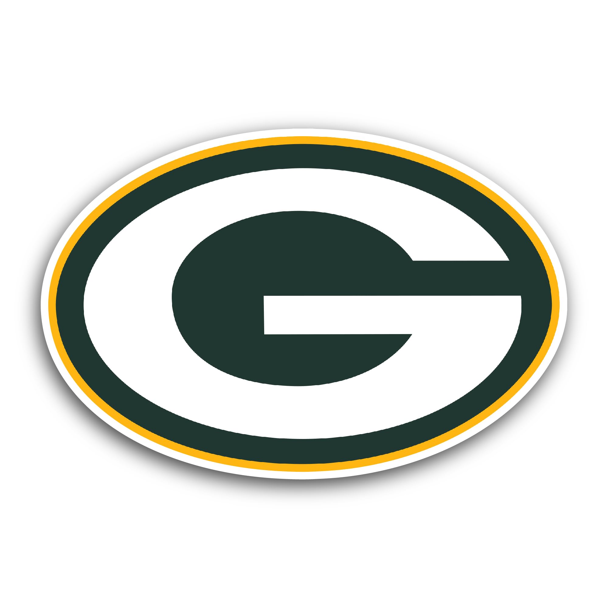 2 (Pieces) 3" and 5" Football Decal Sticker, Waterproof Vinyl Decals for Many Purpose Like Cars, Tru