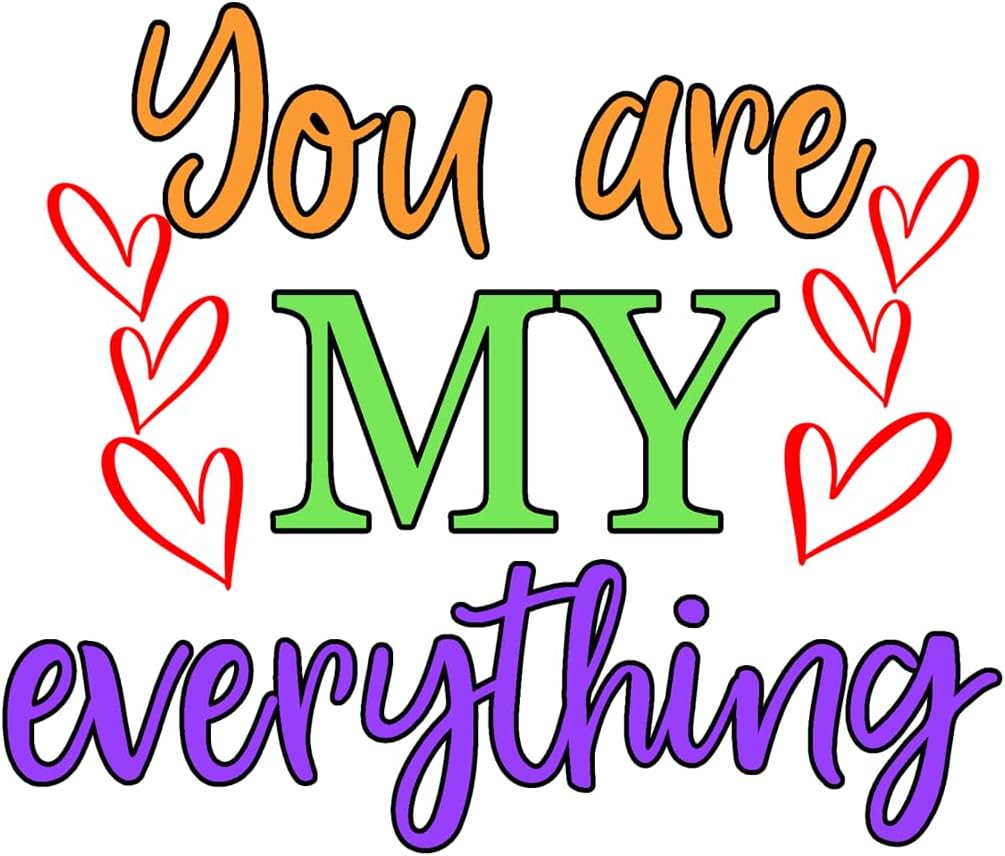 Inspirational Quote You are My Every Thing Motivational Sticker Vinyl Decal Motivation Stickers- 5" Vinyl Sticker Waterproof