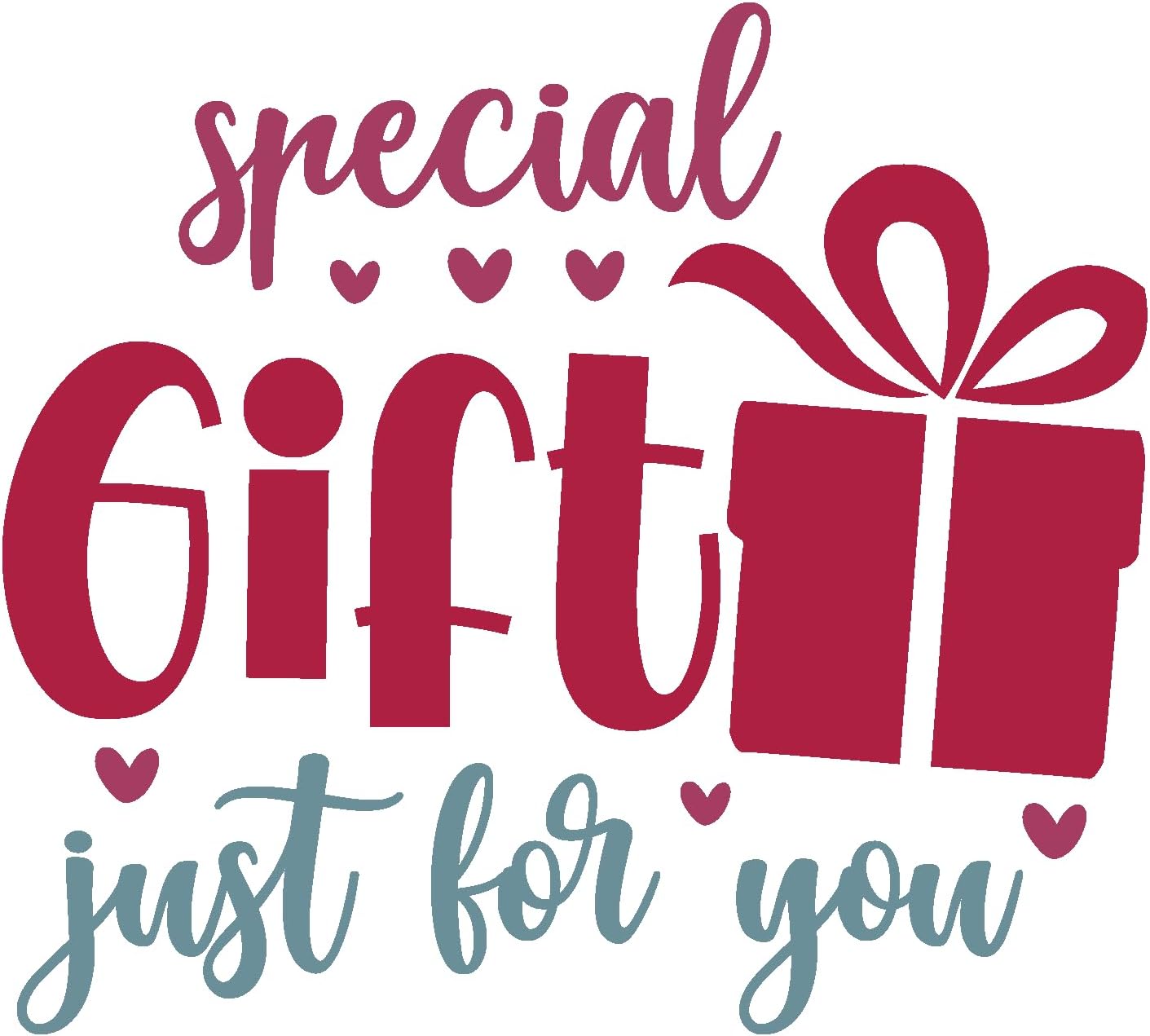 Inspirational Quote Special Gift Just for You Motivational Sticker Vinyl Decal Motivation Stickers- 5" Vinyl Sticker Waterproof