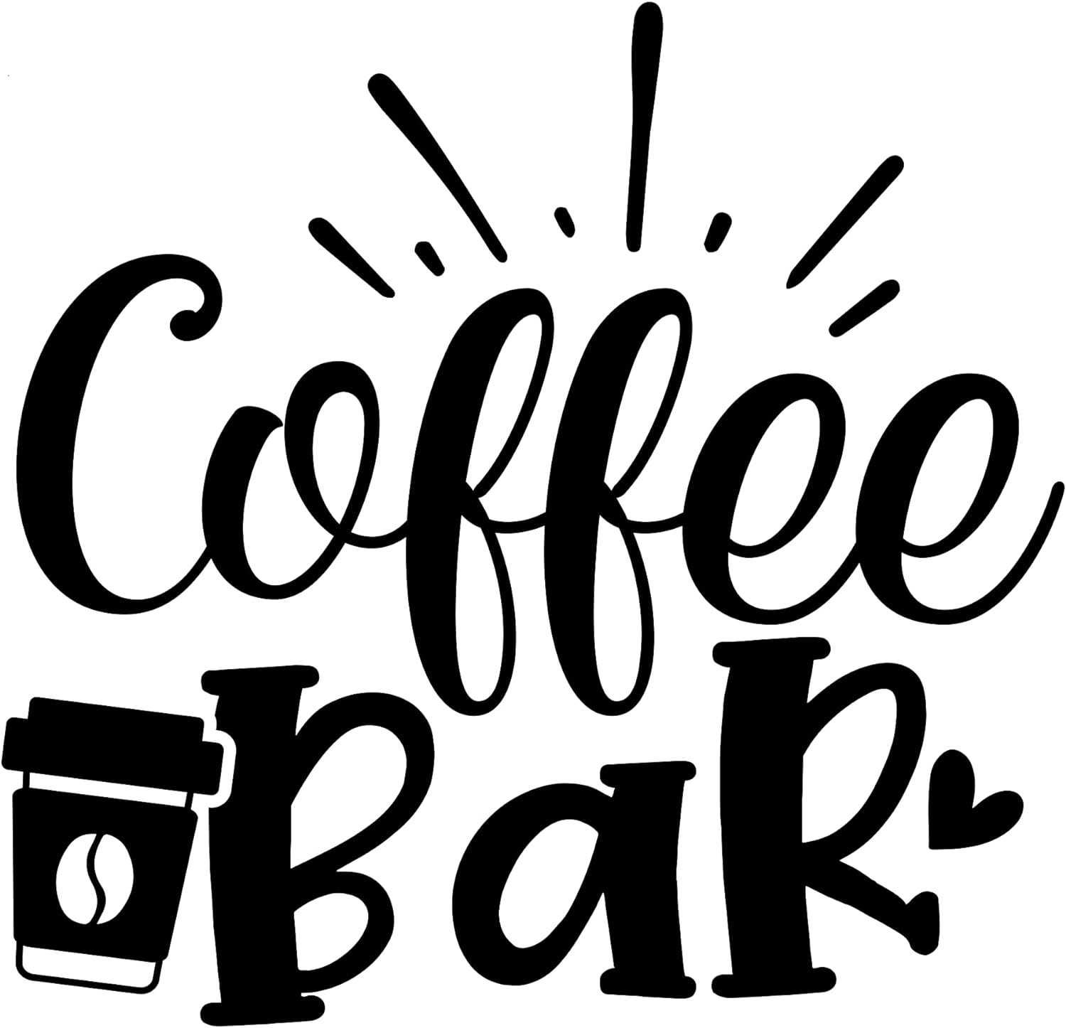 Inspirational Quote "Coffee Friends are The Perfect Blend" Motivational Sticker Vinyl Decal Motivation Stickers- 5" Vinyl Sticker Waterproof