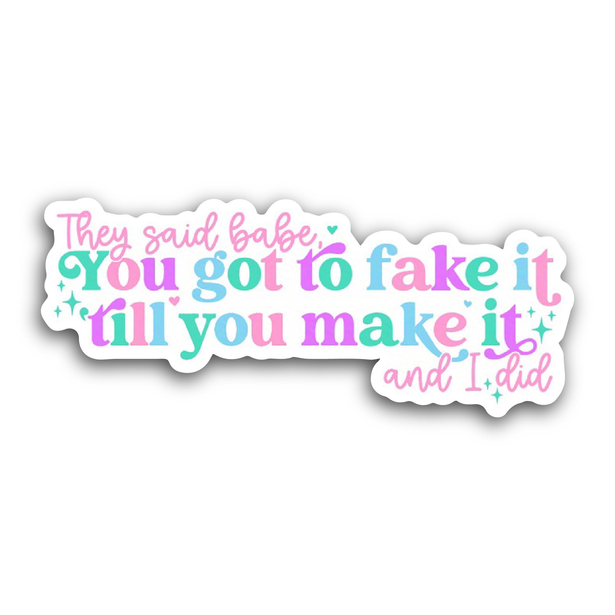 2 (Pieces) 3" and 5" Pink Colour Welcome Text Sticker, Waterproof Vinyl Decals for Many Purpose Like
