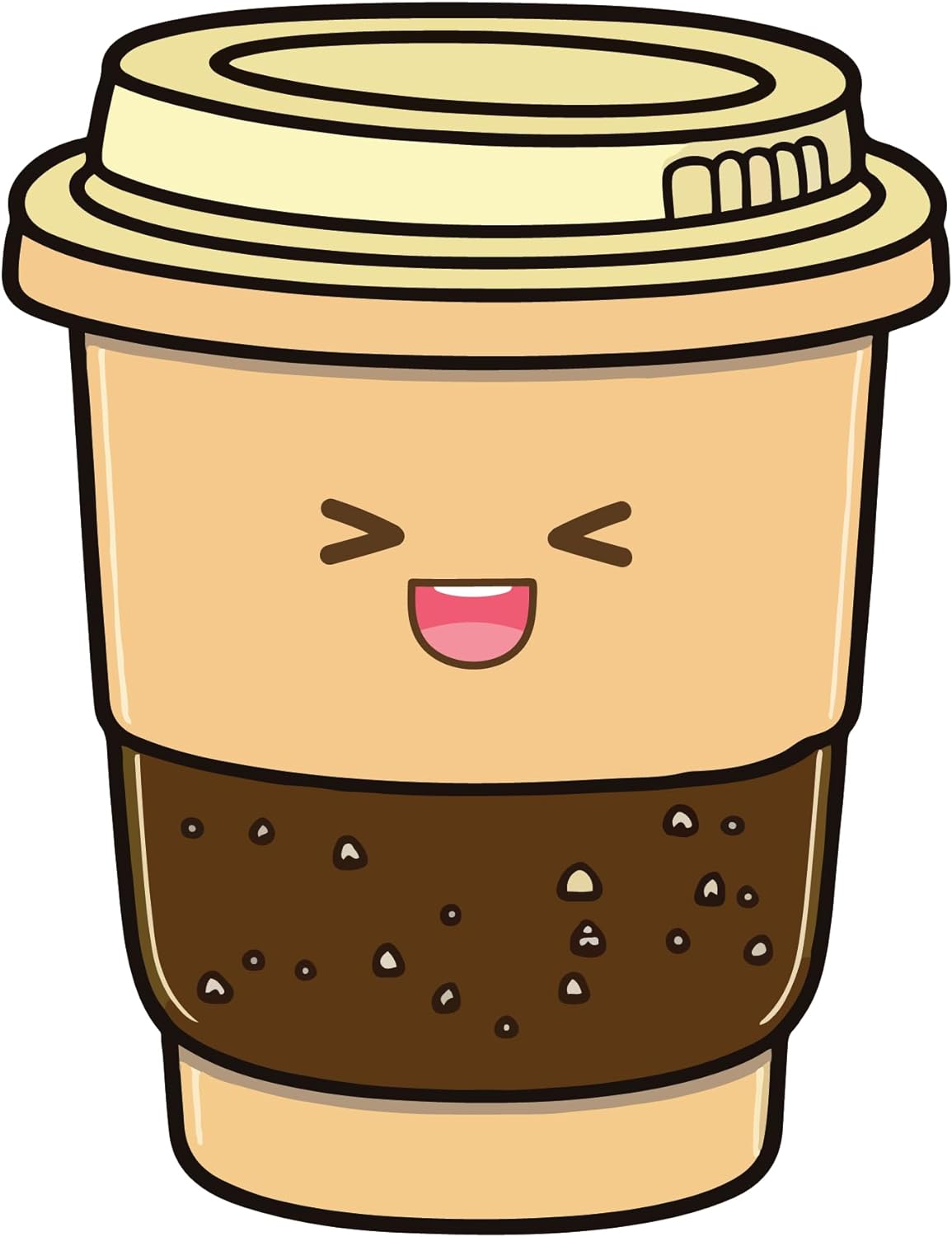 Inspirational Quote "Crying Coffee Cup" Motivational Sticker Vinyl Decal Motivation Stickers- 5" Vinyl Sticker Waterproof