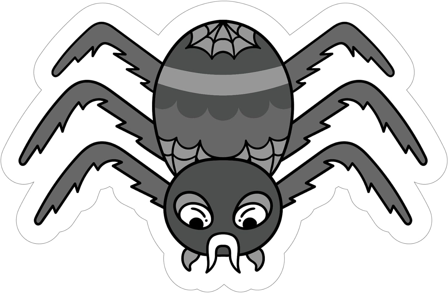 Inspirational Quote Spider Sticker Motivational Sticker Vinyl Decal Motivation Stickers- 5" Vinyl Sticker Waterproof