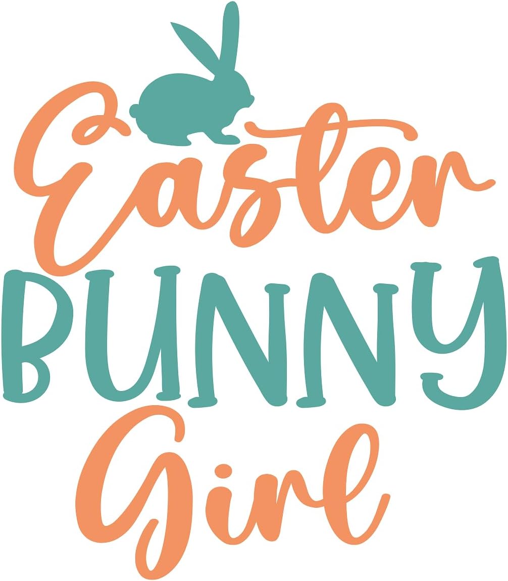 Inspirational Quote "Easter Bunny Girl" Motivational Sticker Vinyl Decal Motivation Stickers- 5" Vinyl Sticker Waterproof