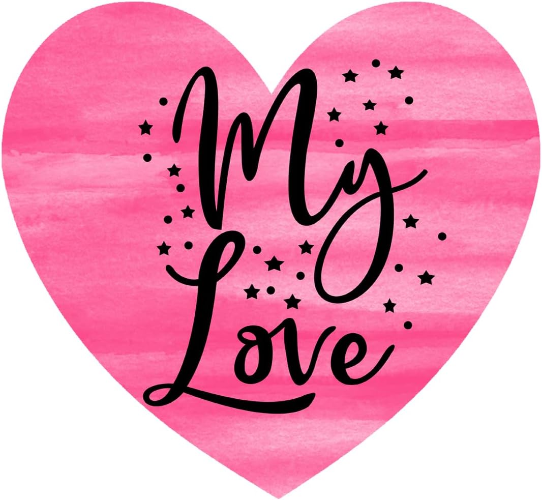 Inspirational Quote My Love Motivational Sticker Vinyl Decal Motivation Stickers- 5" Vinyl Sticker Waterproof