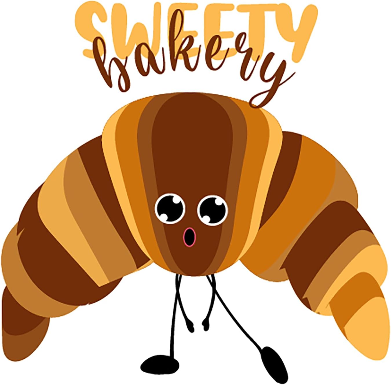 Inspirational Quote Sweety Bakery Motivational Sticker Vinyl Decal Motivation Stickers- 5" Vinyl Sticker Waterproof