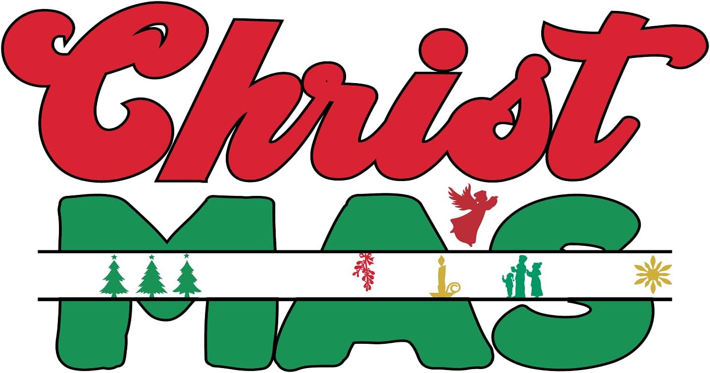 Inspirational Quote Christ Mas Motivational Sticker Vinyl Decal Motivation Stickers- 5" Vinyl Sticker Waterproof